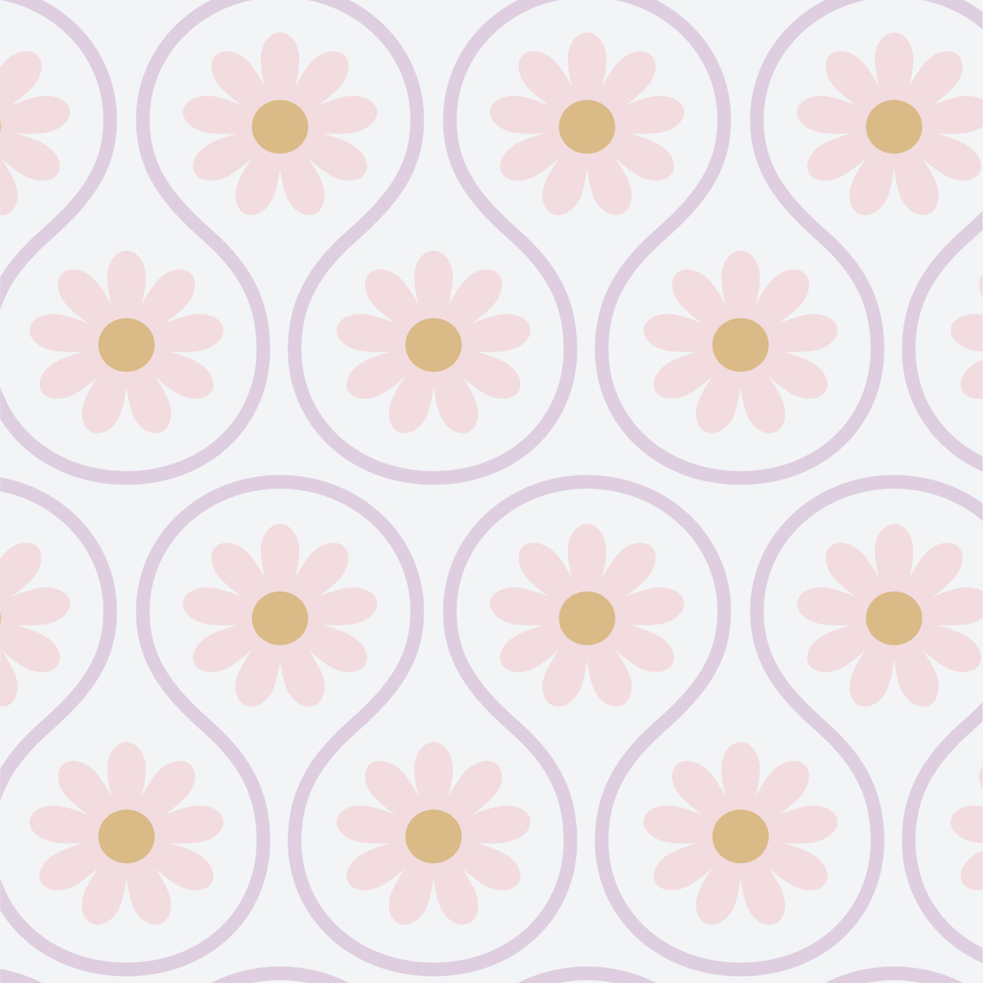 Daisy Waves Wallpaper