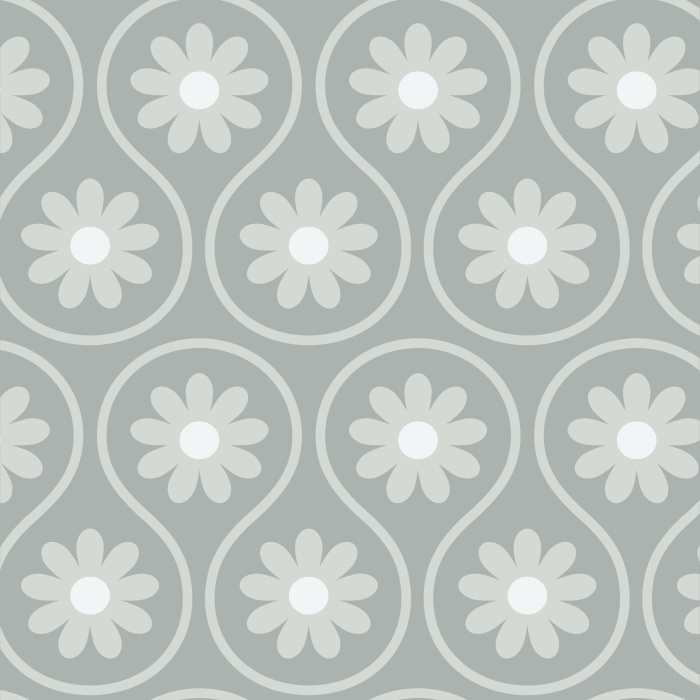 Create a funky accent wall anywhere in your home with our Daisy Waves Peel and Stick Wallpaper.
