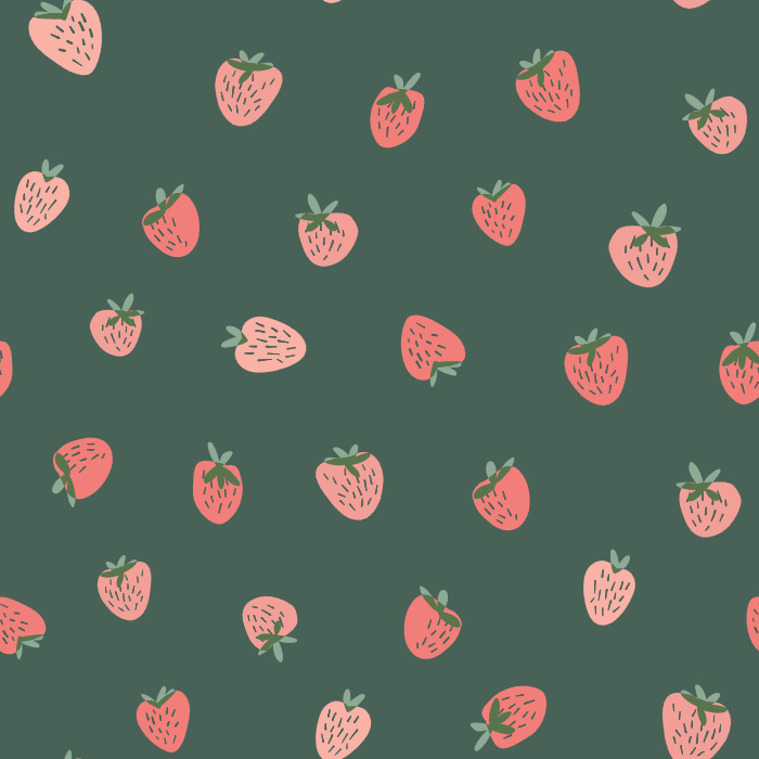 Sweeten up your space with our Strawberries & Cream Peel and Stick Wallpaper.