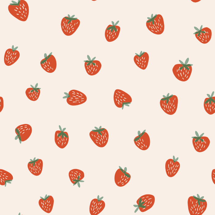 Sweeten up your space with our Strawberries & Cream Peel and Stick Wallpaper.
