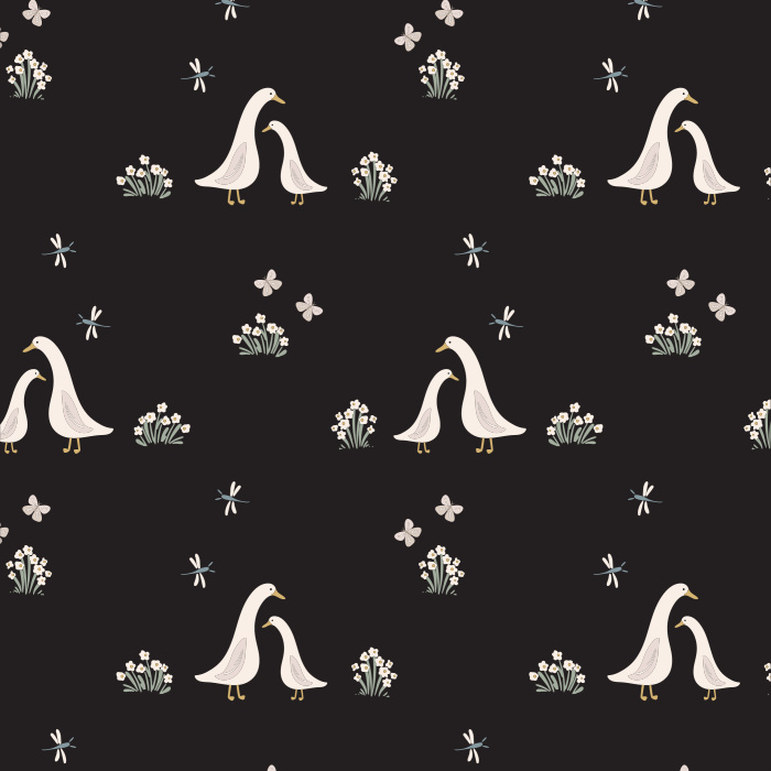 Add a cute touch to your child's room with our Darling Ducklings Peel and Stick Wallpaper.