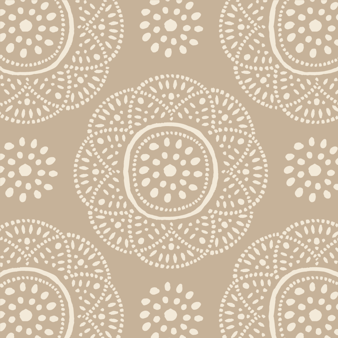 Dotted Floral Wallpaper