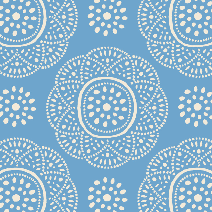 Create a whole new vibe with our Dotted Floral Peel and Stick Wallpaper.