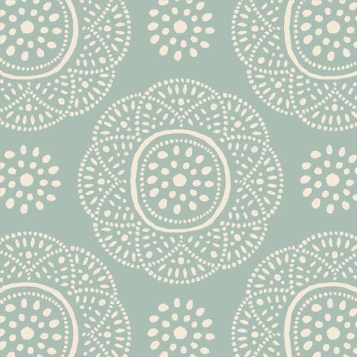 Create a whole new vibe with our Dotted Floral Peel and Stick Wallpaper.
