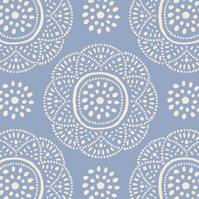 Create a whole new vibe with our Dotted Floral Peel and Stick Wallpaper.