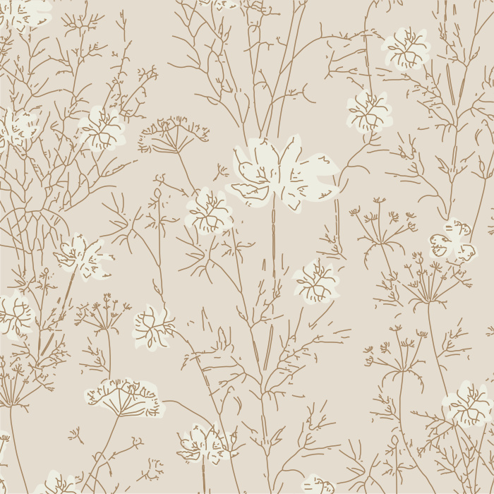 Create a playful, natural look with our Wildflower Thicket Peel and Stick Wallpaper.