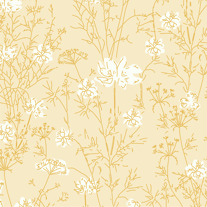 Create a playful, natural look with our Wildflower Thicket Peel and Stick Wallpaper.