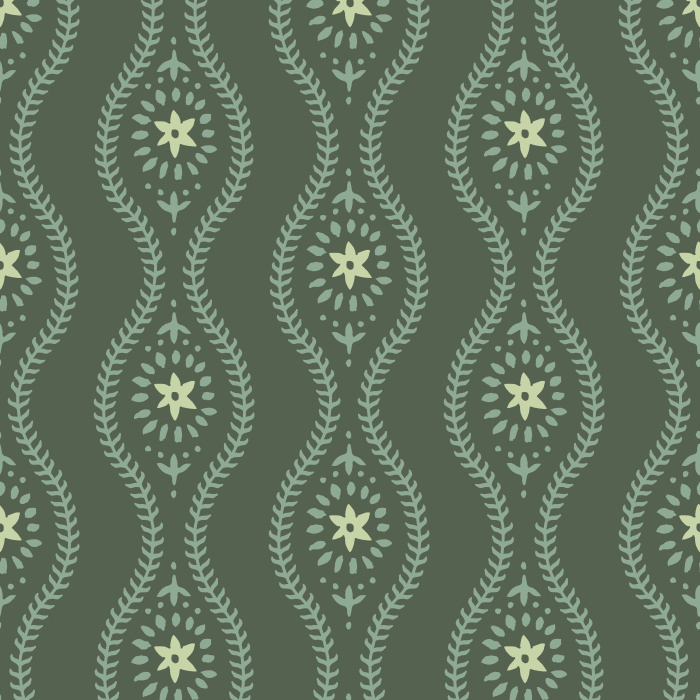 Reinvent your home's style with our Tropical Trellis Peel and Stick Wallpaper. 