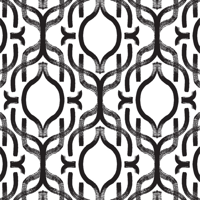 Add a classic accent wall anywhere in your home with our Handpainted Ogee Peel and Stick Wallpaper.