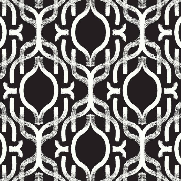 Add a classic accent wall anywhere in your home with our Handpainted Ogee Peel and Stick Wallpaper.