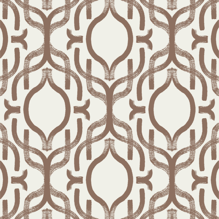 Add a classic accent wall anywhere in your home with our Handpainted Ogee Peel and Stick Wallpaper.