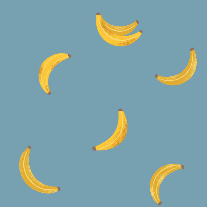 Create the perfect play area with our Bunch of Bananas Peel and Stick Wallpaper. 