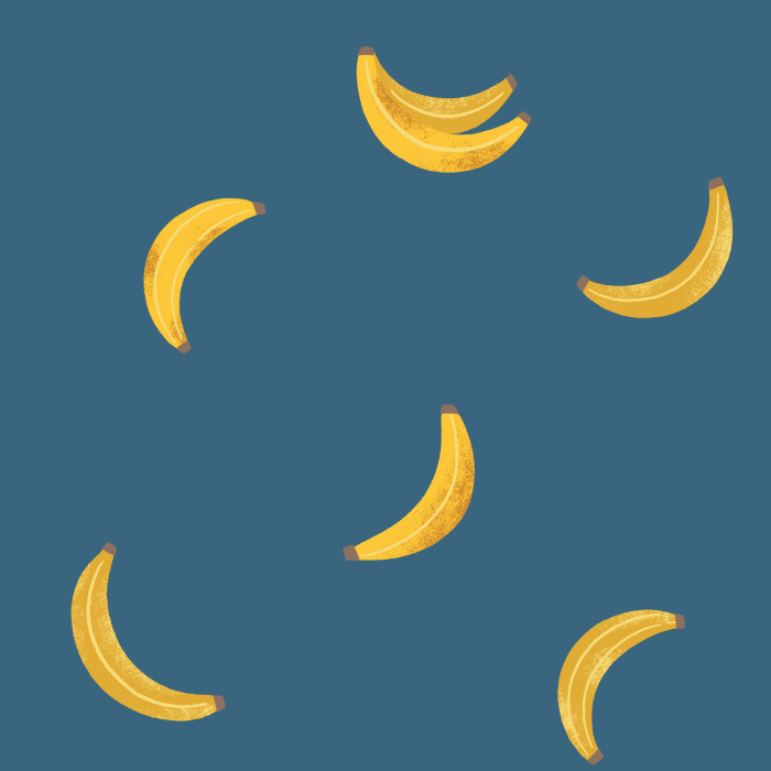 Create the perfect play area with our Bunch of Bananas Peel and Stick Wallpaper. 