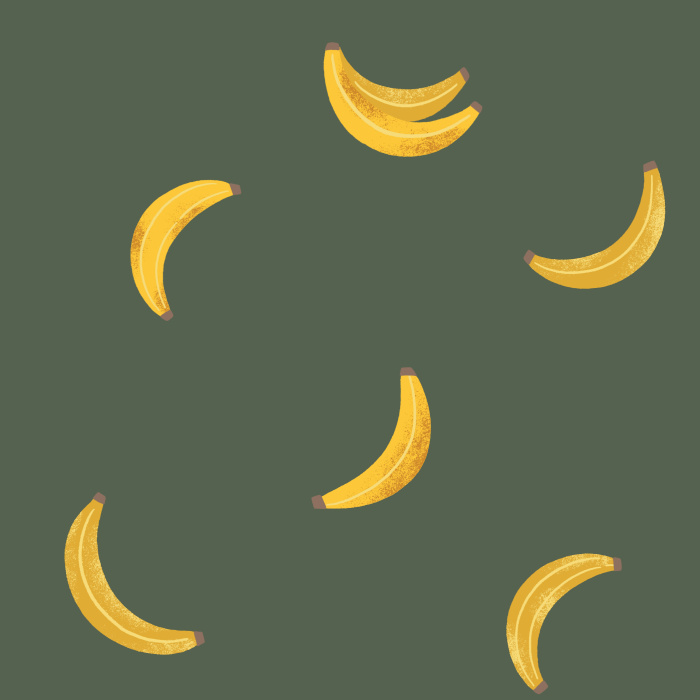 Create the perfect play area with our Bunch of Bananas Peel and Stick Wallpaper. 