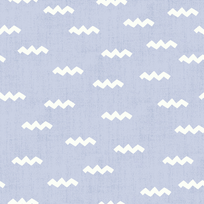 Reinvent your kid's space with our Zig Zag Denim Peel and Stick Wallpaper.