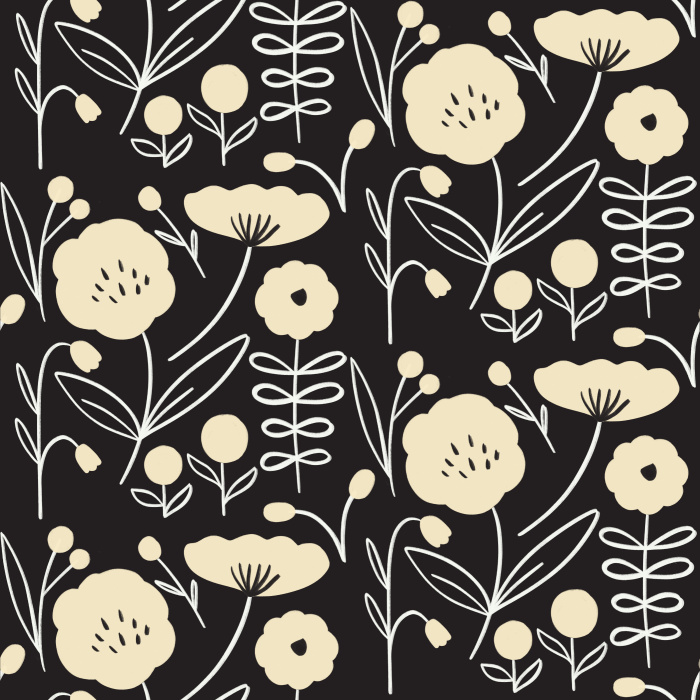Let the feel of nature adorn your walls with our Garden Florals Peel and Stick Wallpaper.
