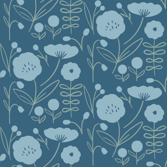 Let the feel of nature adorn your walls with our Garden Florals Peel and Stick Wallpaper.