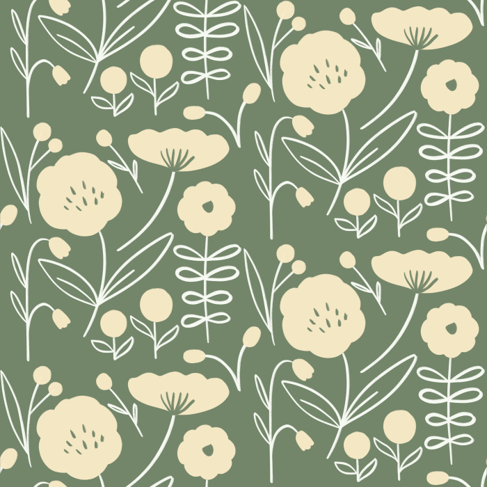 Let the feel of nature adorn your walls with our Garden Florals Peel and Stick Wallpaper.