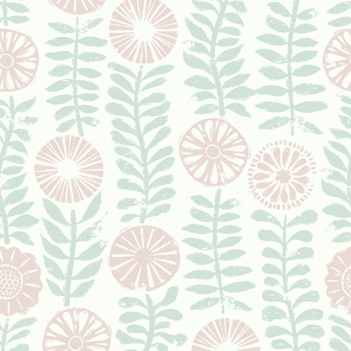 Create something gentle and whimsical with our Tender Floral Peel and Stick Wallpaper. 