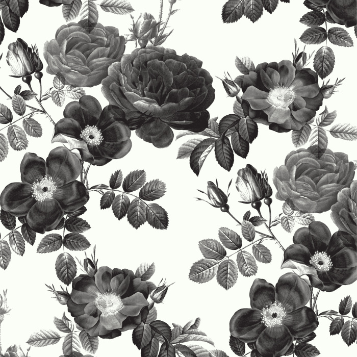 Add a bold, realistic touch of nature to any wall in your home with our Botanical Bliss Peel and Stick Wallpaper.