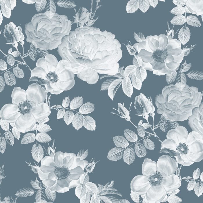 Add a bold, realistic touch of nature to any wall in your home with our Botanical Bliss Peel and Stick Wallpaper.