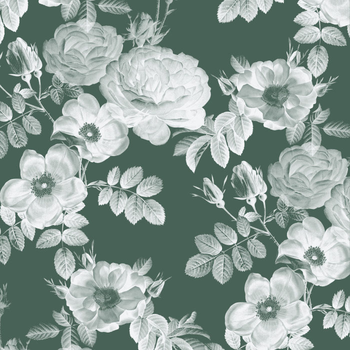 Add a bold, realistic touch of nature to any wall in your home with our Botanical Bliss Peel and Stick Wallpaper.