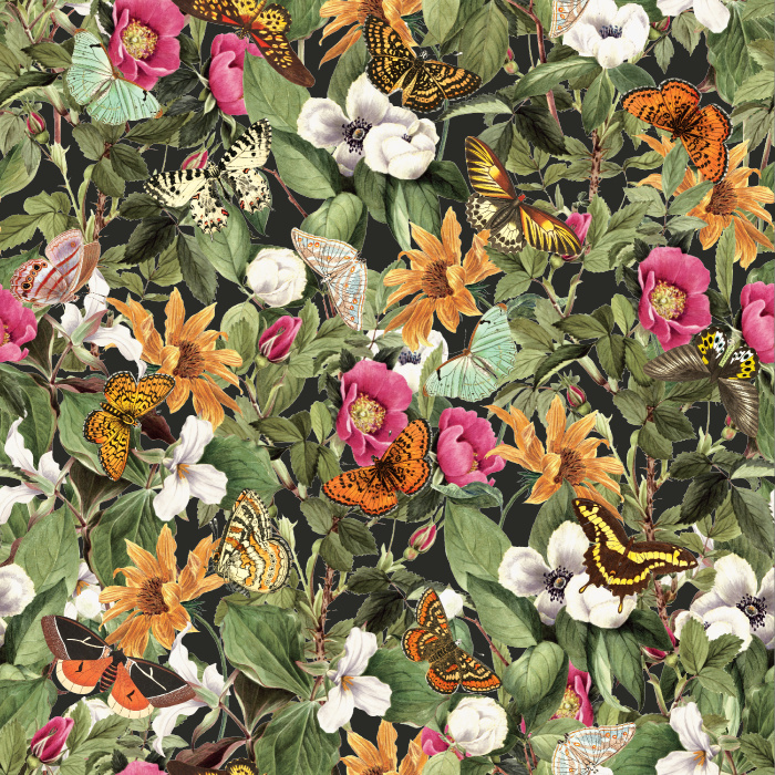 Our Garden of Butterflies Peel and Stick Wallpaper is sure to add a touch of nature to any wall in your home.