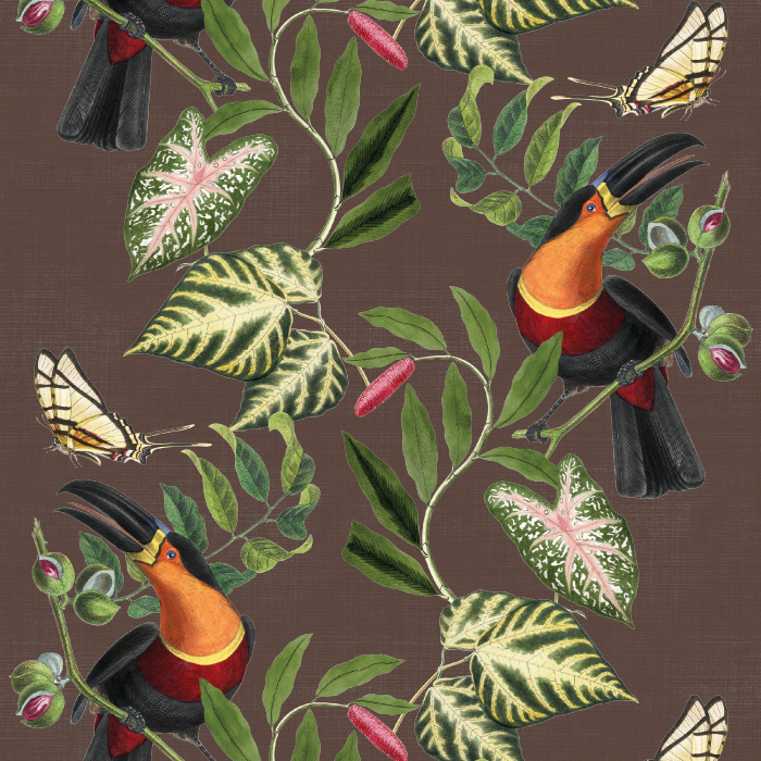 Create a space that's all you with our Toucan Tropics Peel and Stick Wallpaper.