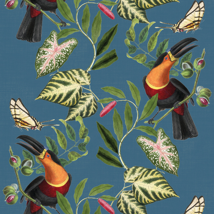 Create a space that's all you with our Toucan Tropics Peel and Stick Wallpaper.