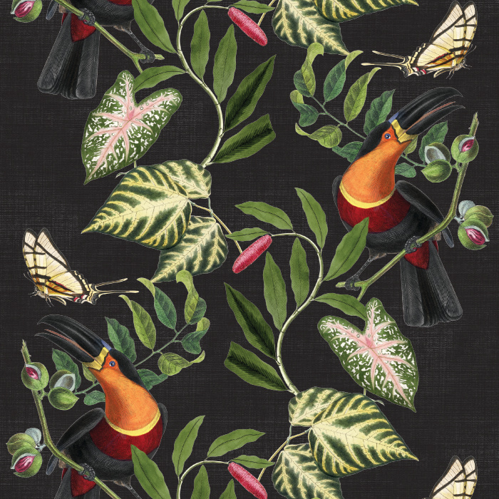Create a space that's all you with our Toucan Tropics Peel and Stick Wallpaper.