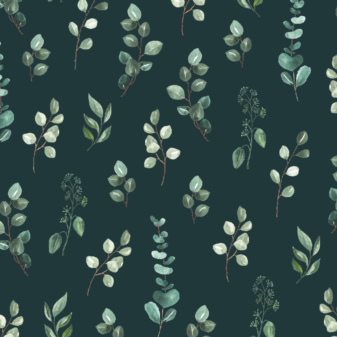 Eucalyptus Bliss Wallpaper