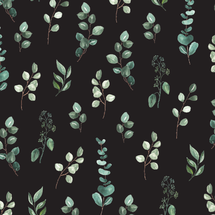 Bring greenery into any room of your home with our Eucalyptus Bliss Peel and Stick Wallpaper.