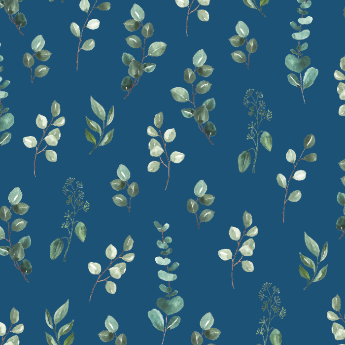 Bring greenery into any room of your home with our Eucalyptus Bliss Peel and Stick Wallpaper.