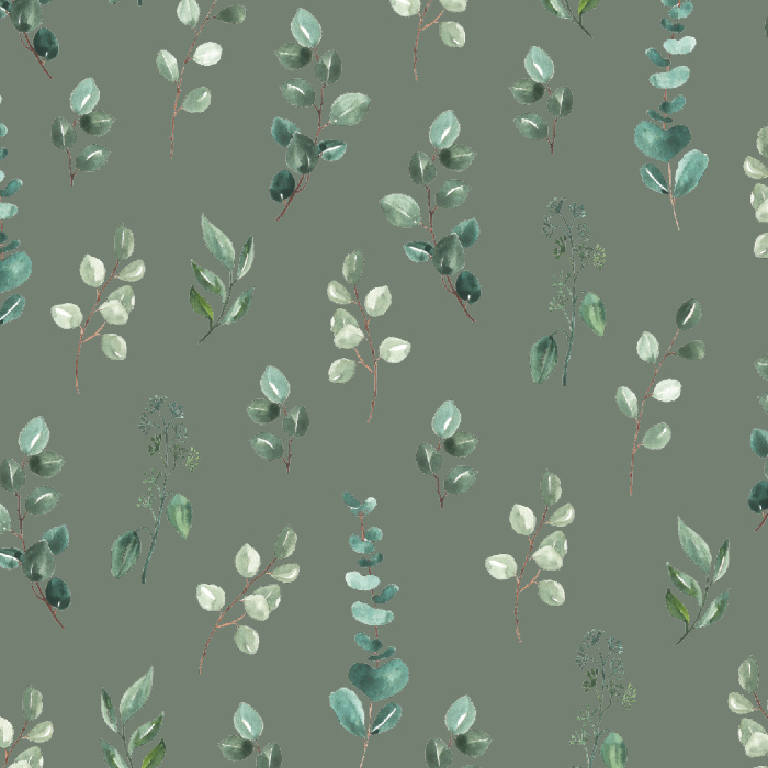 Bring greenery into any room of your home with our Eucalyptus Bliss Peel and Stick Wallpaper.