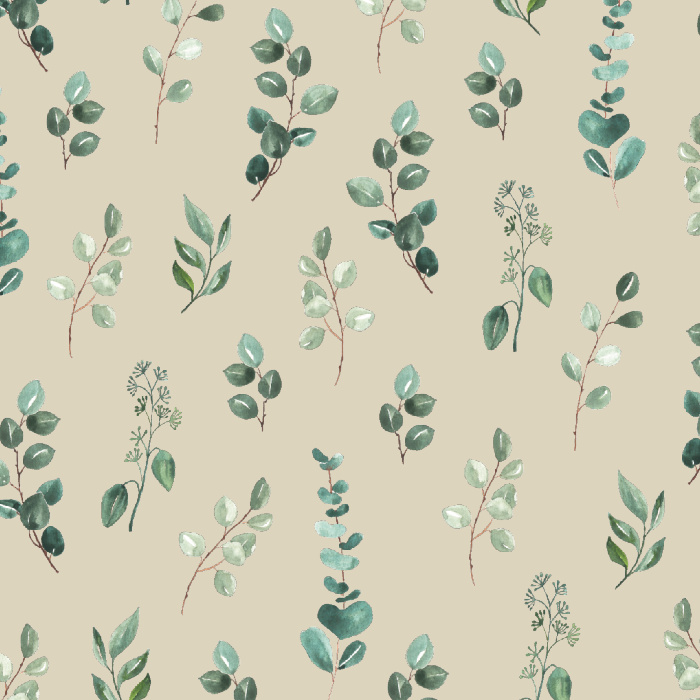 Bring greenery into any room of your home with our Eucalyptus Bliss Peel and Stick Wallpaper.