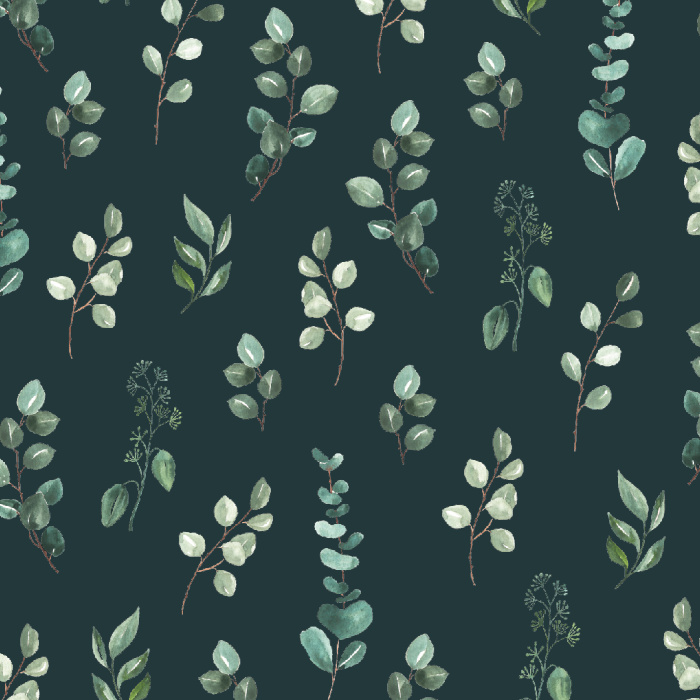 Bring greenery into any room of your home with our Eucalyptus Bliss Peel and Stick Wallpaper.
