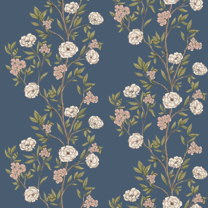 Bring the feel of nature to any wall in your home with our Serene Garden Peel and Stick Wallpaper.