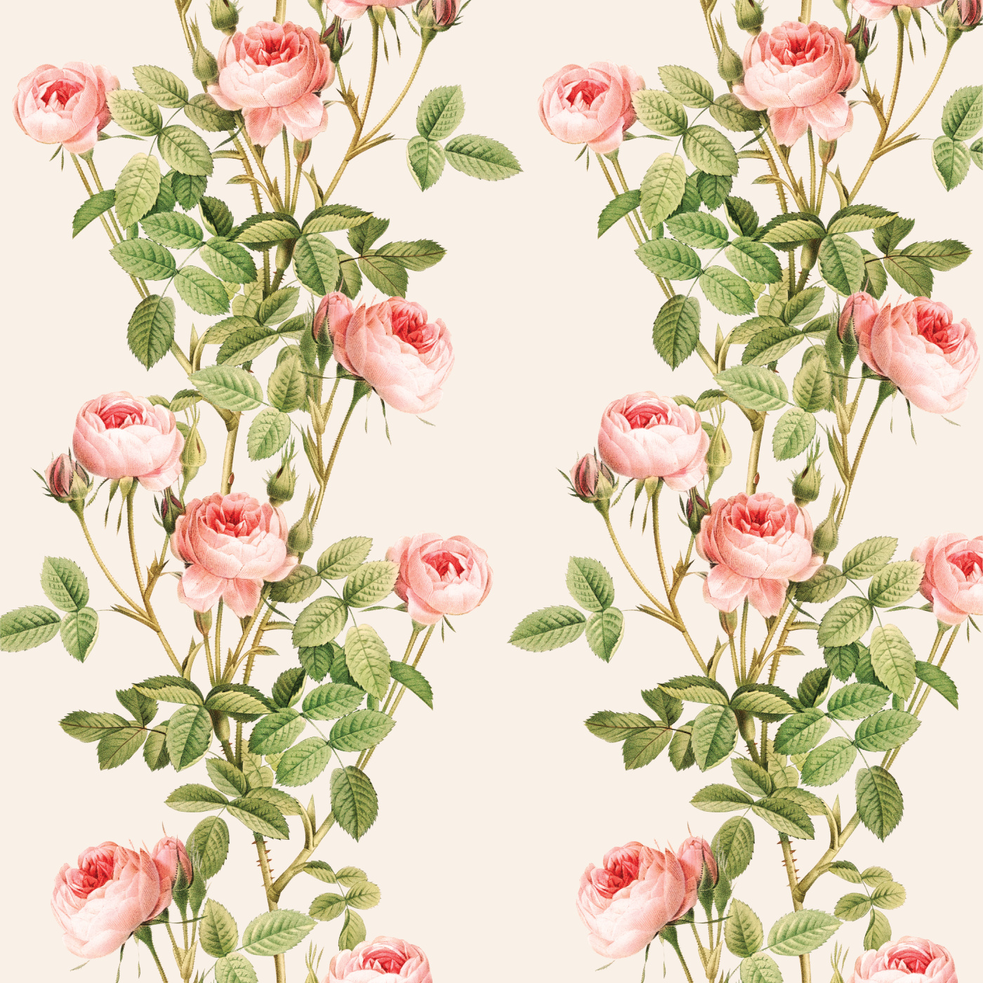 Vintage Roses Wallpaper