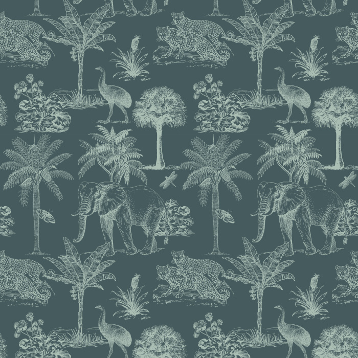 Create the perfect in-home getaway with our Safari Escape Peel and Stick Wallpaper.