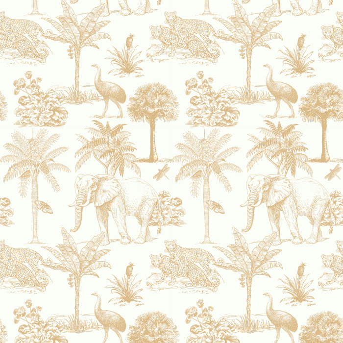 Create the perfect in-home getaway with our Safari Escape Peel and Stick Wallpaper.