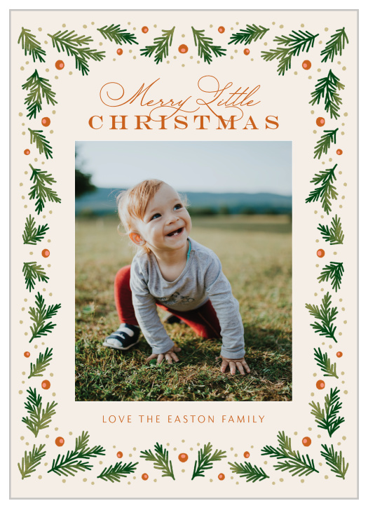 Our Bits Of Pine Holiday Cards are sure to share your festive spirit with close friends and family.