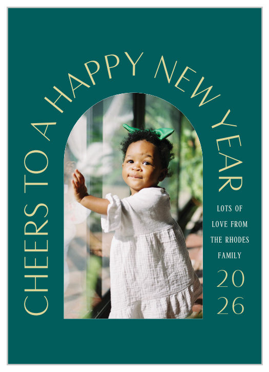 Ring in a fresh start with our Sweet Year New Years Cards.