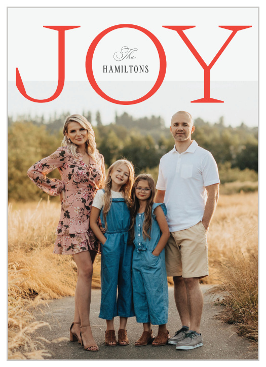 Spread some cheer with our So Much Joy Holiday Cards.