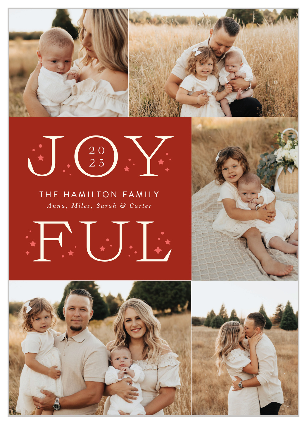Joyful Collage Holiday Cards