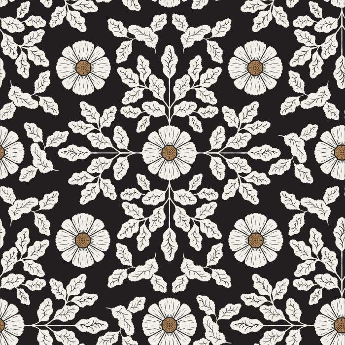 Create a garden in any room of your home with our Retro Sunflower Peel and Stick Wallpaper.