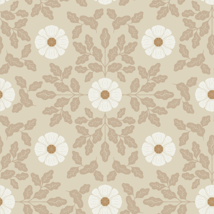 Create a garden in any room of your home with our Retro Sunflower Peel and Stick Wallpaper.
