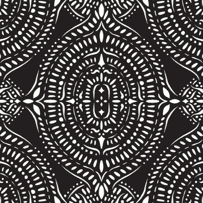 Bring a pop of color to a classic look anywhere in your home with our Boho Medallion Peel and Stick Wallpaper.