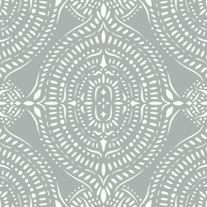 Bring a pop of color to a classic look anywhere in your home with our Boho Medallion Peel and Stick Wallpaper.