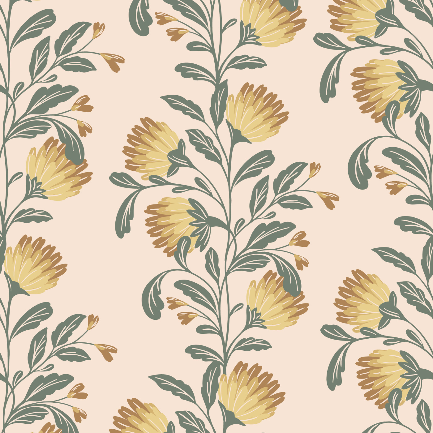 Growing Dahlias Wallpaper