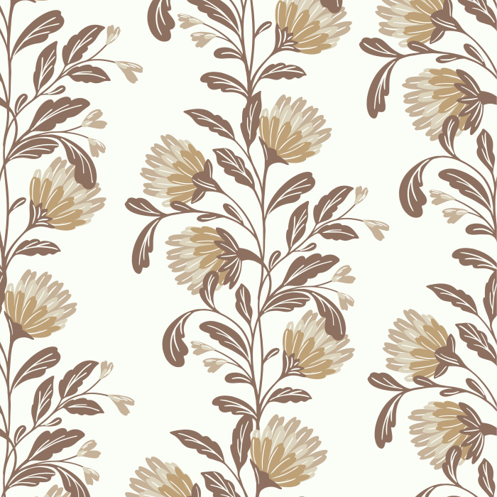 Our Growing Dahlias Peel and Stick Wallpaper is sure to bring a classic farmhouse vibe to any room in your home.